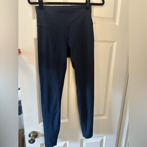 Lululemon WUNDER TRAIN HIGH-RISE TIGHT 28" size 8 - Navy